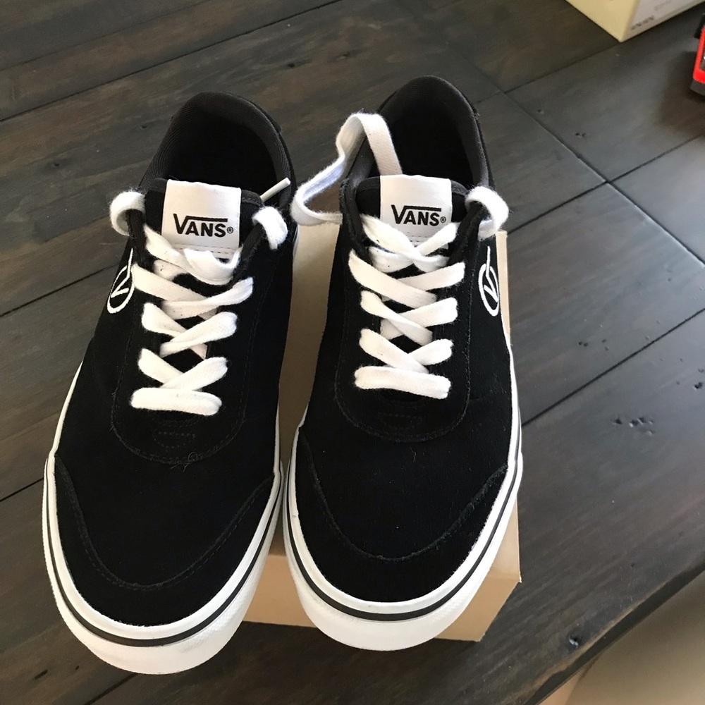 Vans Classic Black with White Trim Sneakers